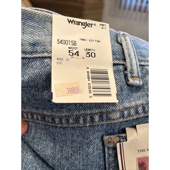 NEW Wrangler Jeans Rugged Wear Angler Pants 54X30 NWT Relaxed Fit NWT - Picture 2 of 4